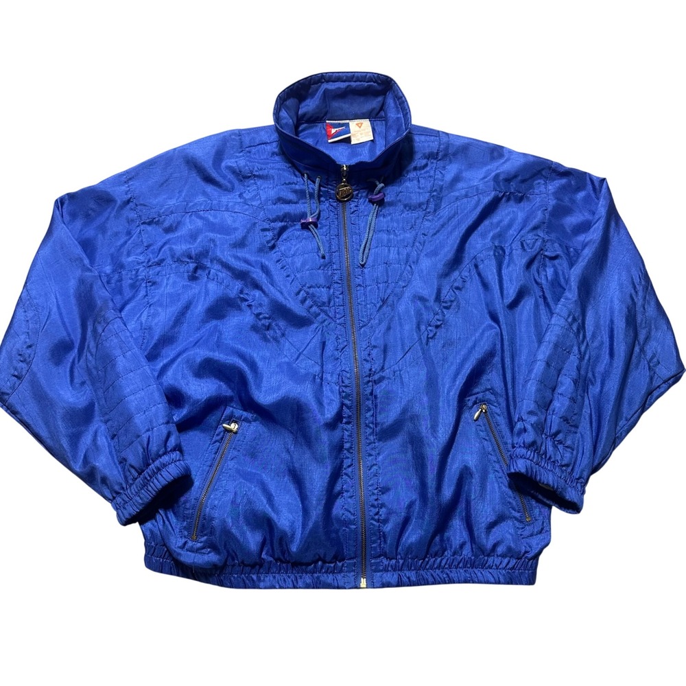 Vintage 1989 TAIL Blue Windbreaker Jacket‎ Men's M 80s Ski Shell